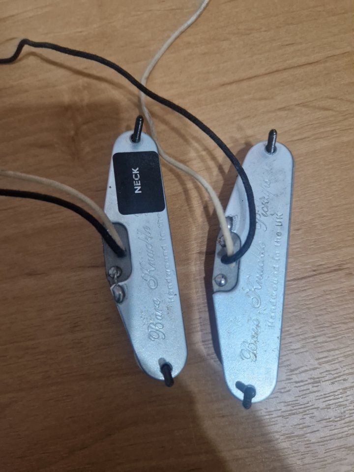 Bare knuckle the sinner single coil mastil y media