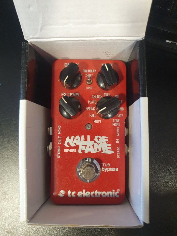 Reverb hall of fame Tc electronic versión 1