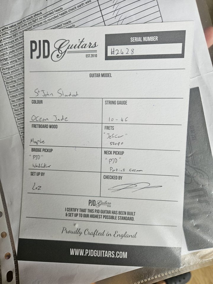 PJD St. John Standard p90