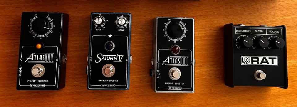 Lote pedales Spaceman y Proco rat