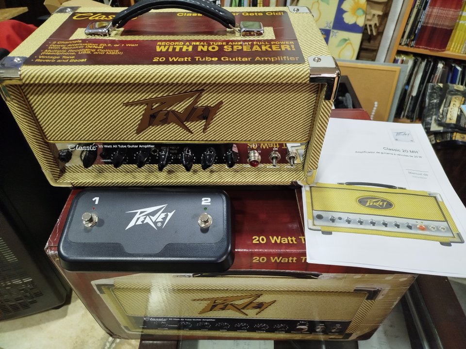 Cabezal Peavey Classic 20 MH a válvulas