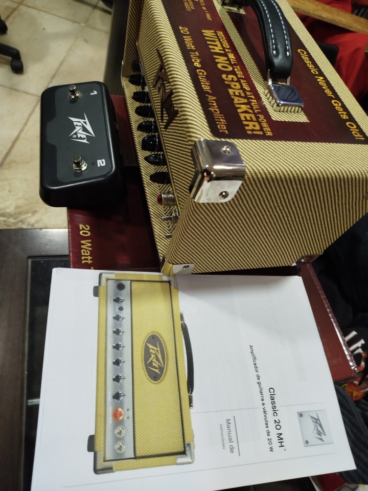 Cabezal Peavey Classic 20 MH a válvulas