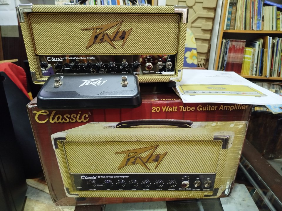 Cabezal Peavey Classic 20 MH a válvulas