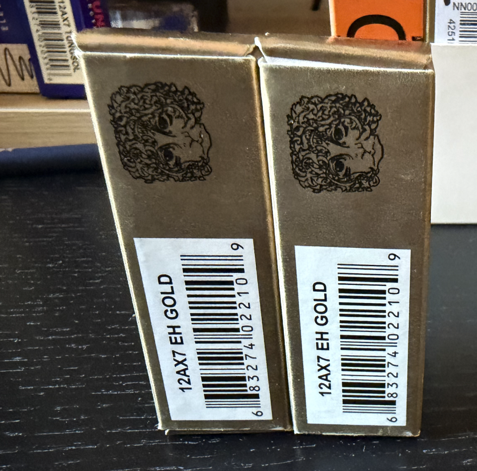 Lote 5 válvulas 12AX7/ECC83 NUEVAS Electro-Harmonix de segunda mano · Foto 3 de 10 · Málaga · 69 €