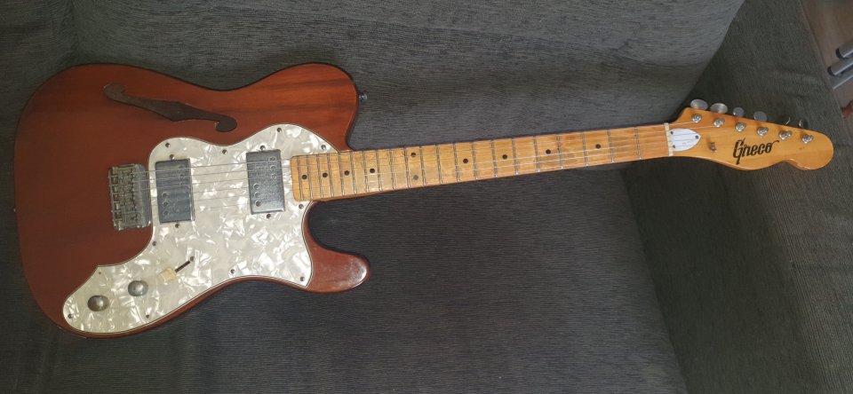 Telecaster Thinline Greco 1973 - Japon . Video