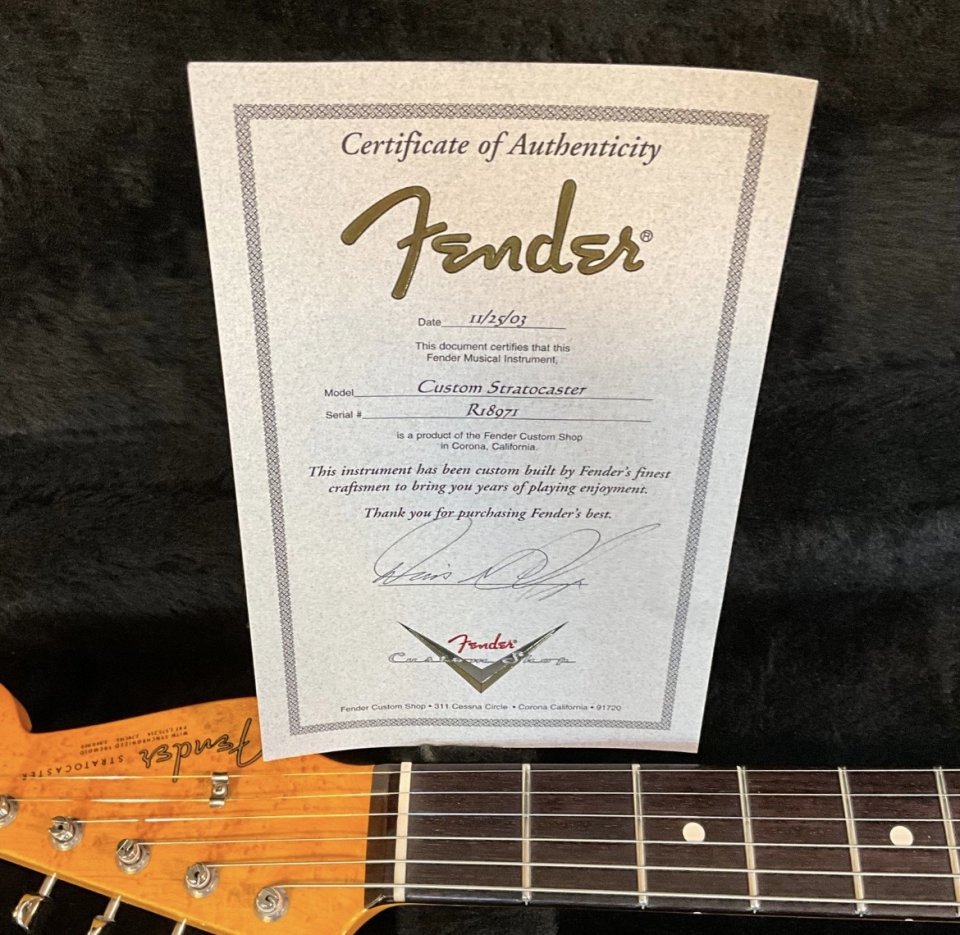 Fender Stratocaster Custom Shop Masterbuilt Dennis Galuszka Seafoam Green de segunda mano · Foto 6 de 7 · Barcelona · 7850 €