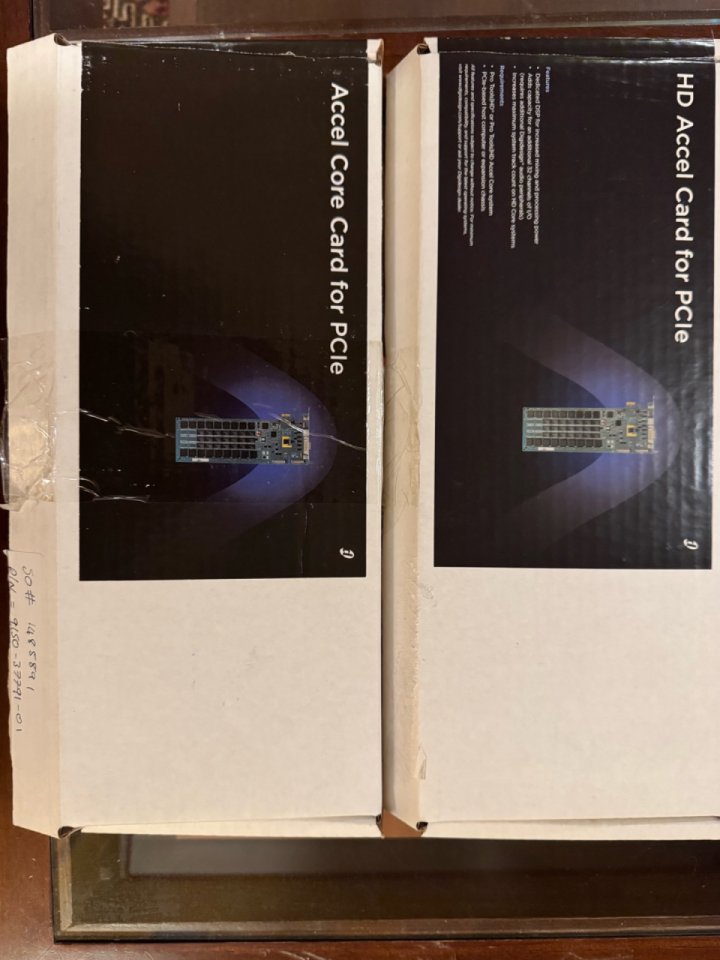 Tarjetas Protools HD Pcie Core+Accel