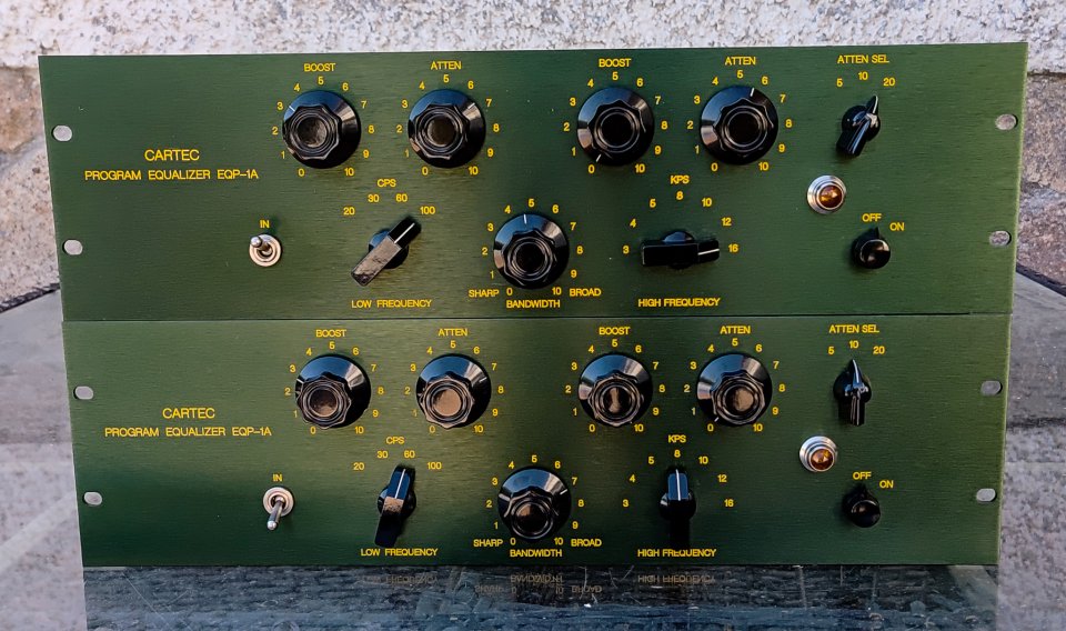 Pareja macheada de Cartec EQP1A. Números consecutivos! 0060/0061