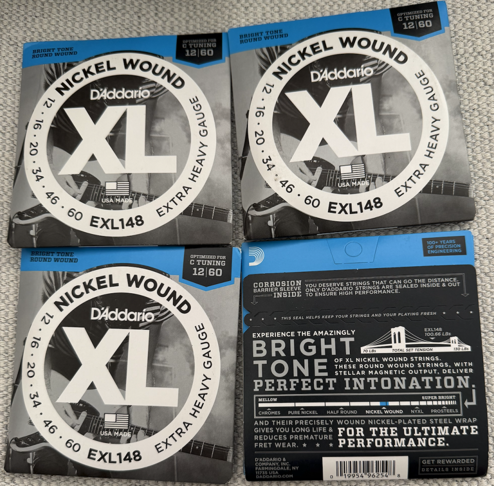 4x D'Addario EXL148 12-60 C Tuning NUEVAS de segunda mano · Foto 2 de 4 · Málaga · 20 €