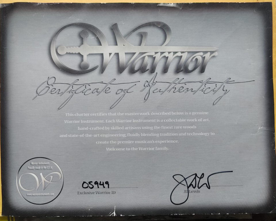 Warrior Dran Michael 5 cuerdas - Custom Shop USA (Certificado Original) de segunda mano · Foto 7 de 7 · Málaga · 5300 €