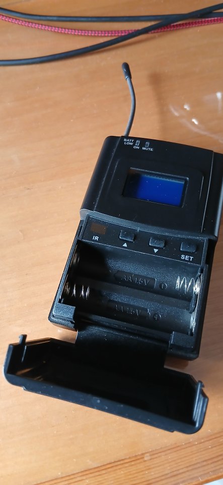 Petaca inalambrico the t.bone free solo Bodypack 863 Mhz