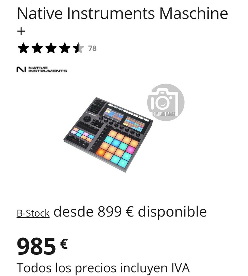 NI Maschine Plus + Decksaver IMPOLUTA