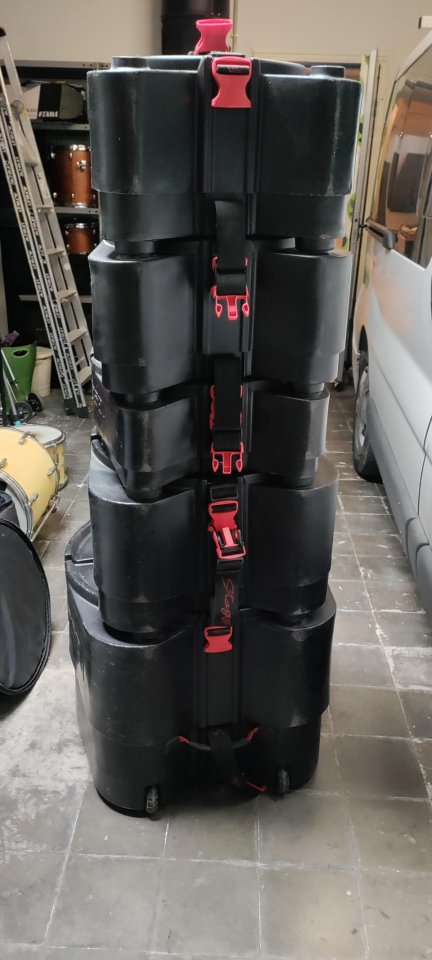 Bateria Sonor Sclass + fundas rígidas de segunda mano · Foto 10 de 10 · Barcelona · 1030 €