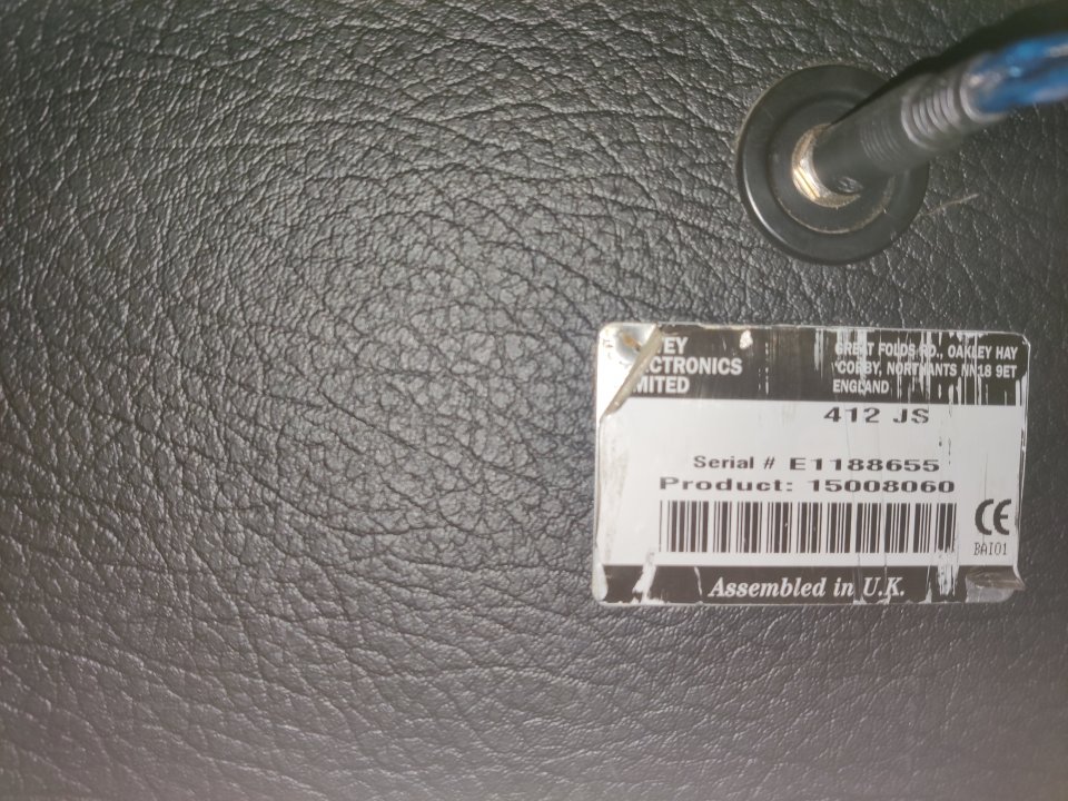 Laney IRT120H válvulas + pantalla