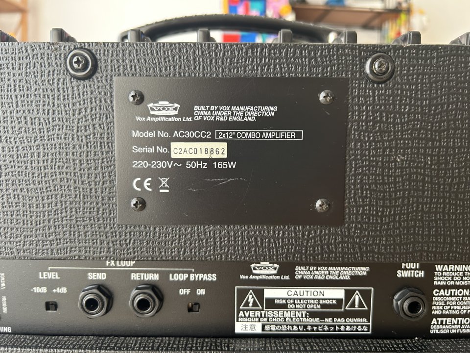 Vox AC30 CC2 de segunda mano · Foto 5 de 8 · Illes Balears · 550 €