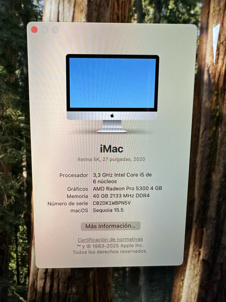 Apple Imac 27" 5K como nuevo