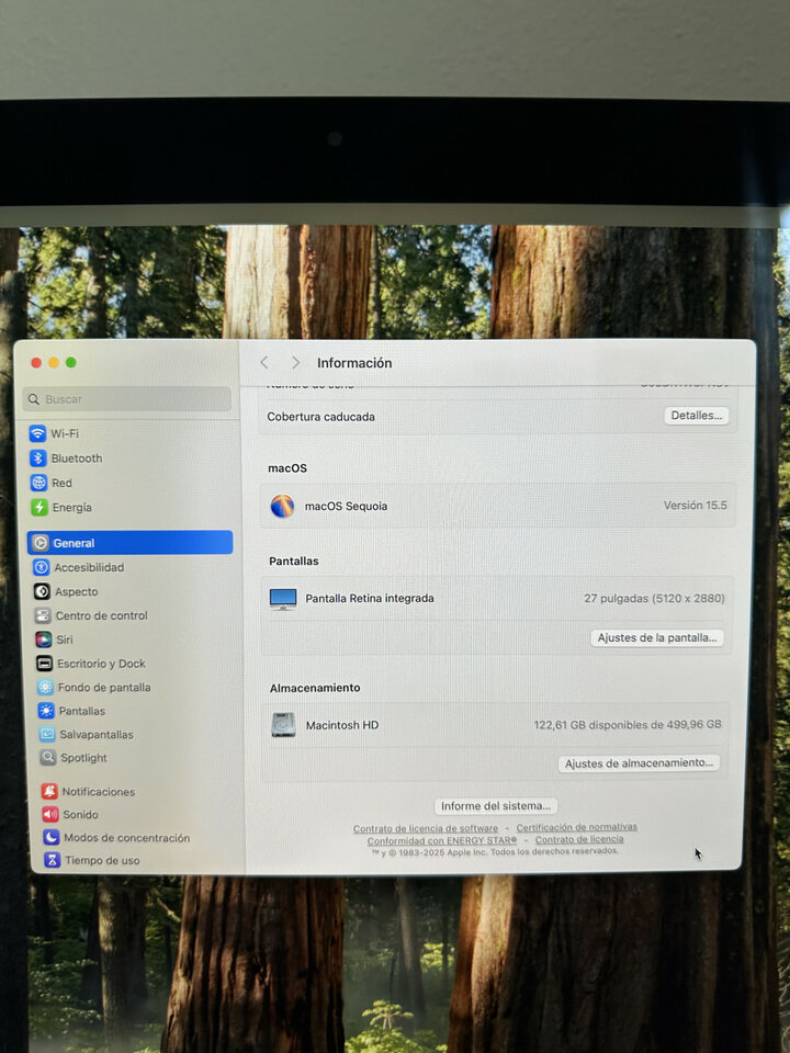 Apple Imac 27" 5K como nuevo