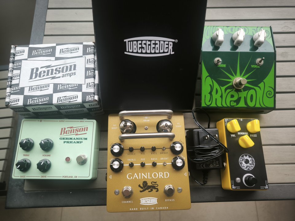 Pedales de Primera: Benson, Tubesteader, Kryptone,... de segunda mano · Foto 1 de 5 · Murcia · 99 €
