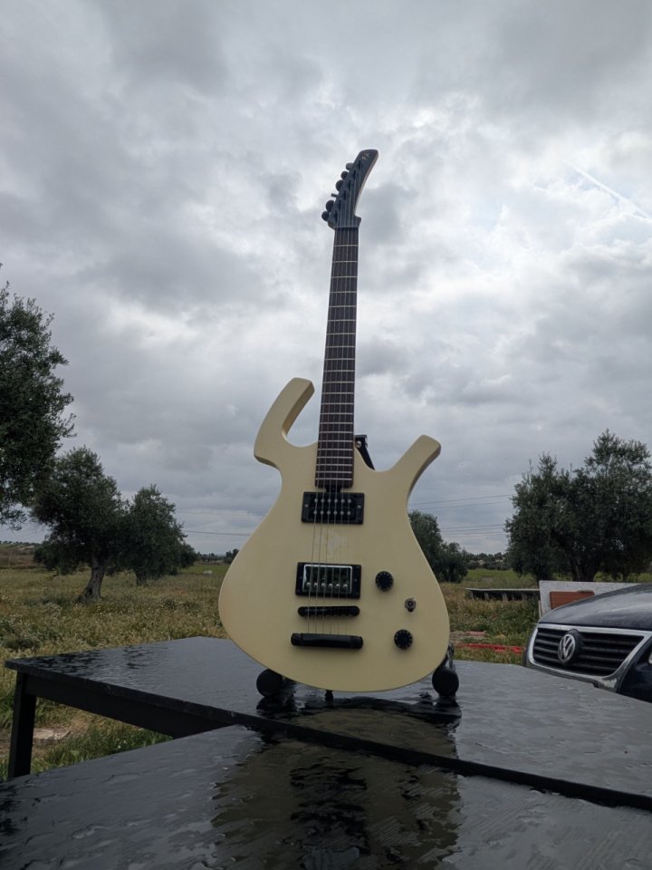 Guitarra eléctrica estilo Parker (posible cambio por acústica 12 cuerdas) de segunda mano · Foto 1 de 10 · Madrid · 150 €