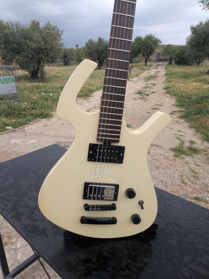 Guitarra eléctrica estilo Parker (posible cambio por acústica 12 cuerdas) de segunda mano · Foto 2 de 10 · Madrid · 150 €
