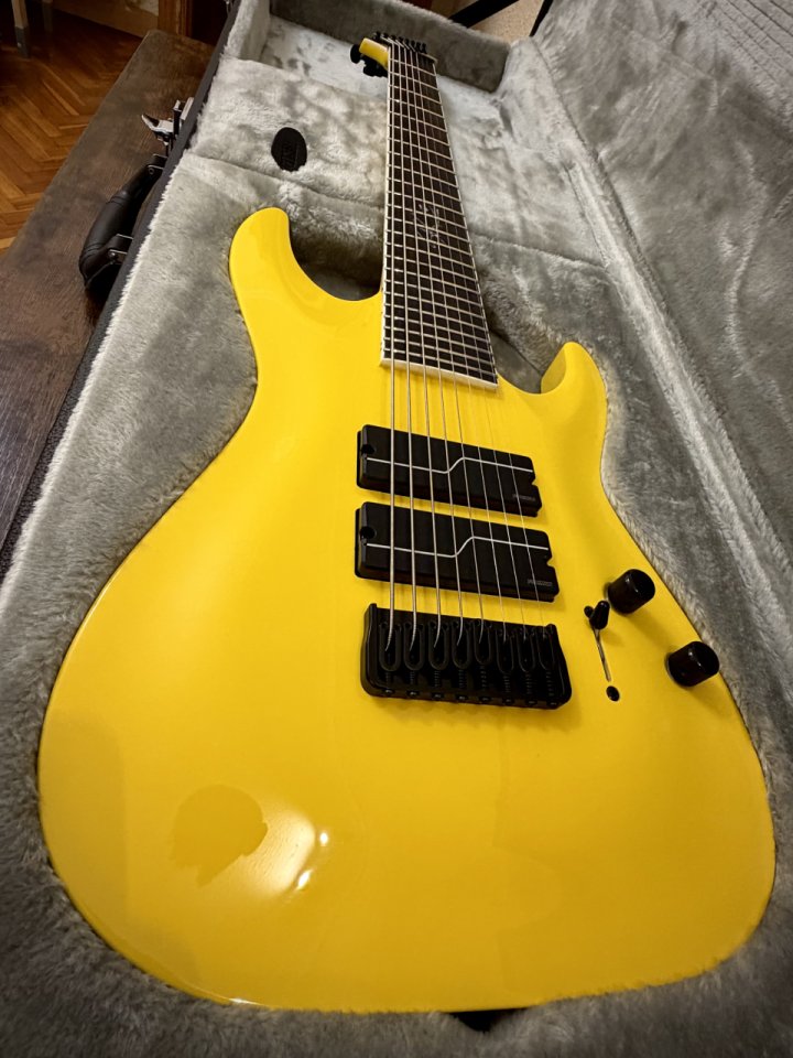 ESP LTD SC-608 Limited Edition (Chiquita yellow) de segunda mano · Foto 3 de 8 · Barcelona · 1600 €