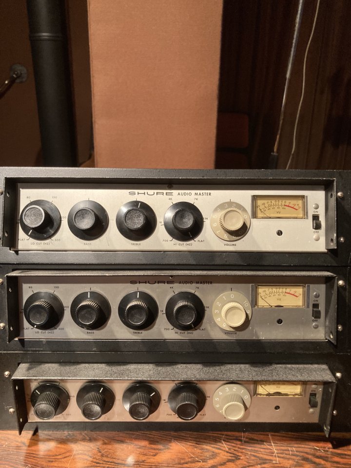 x3 Shure Audiomaster M63 (Vintage)