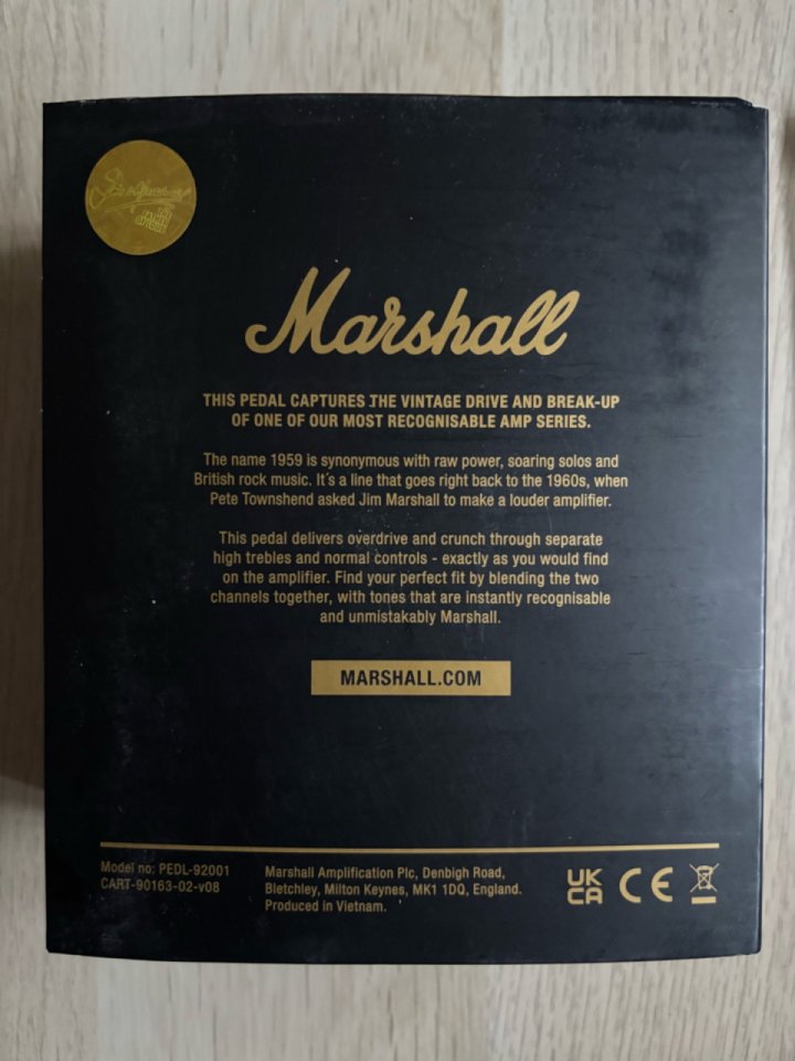 Pedal Marshall 1959 Super Lead de segunda mano · Foto 2 de 4 · Murcia · 100 €