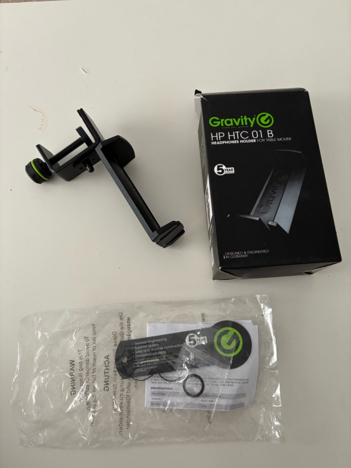 Soporte Auriculares Gravity HP HTC 01 B