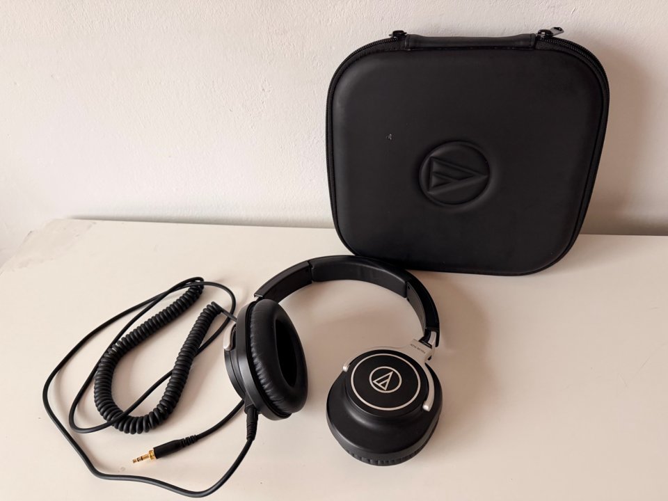 Audio-Technica ATH-M70x Studio Headphones + Case