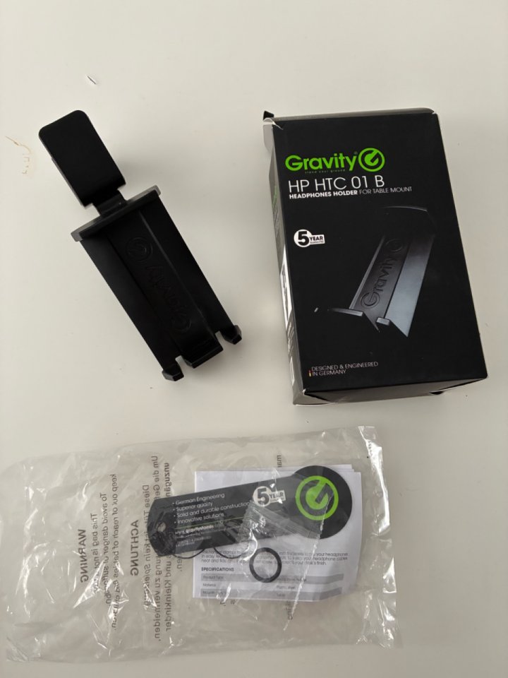 Soporte Auriculares Gravity HP HTC 01 B