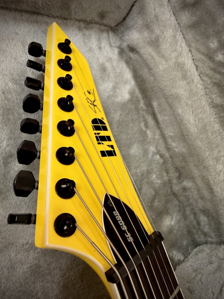 ESP LTD SC-608 Limited Edition (Chiquita yellow) de segunda mano · Foto 7 de 8 · Barcelona · 1600 €