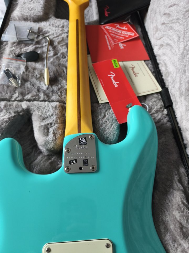 Fender Stratocaster American Professional II – Edición Limitada – Seafoam Green