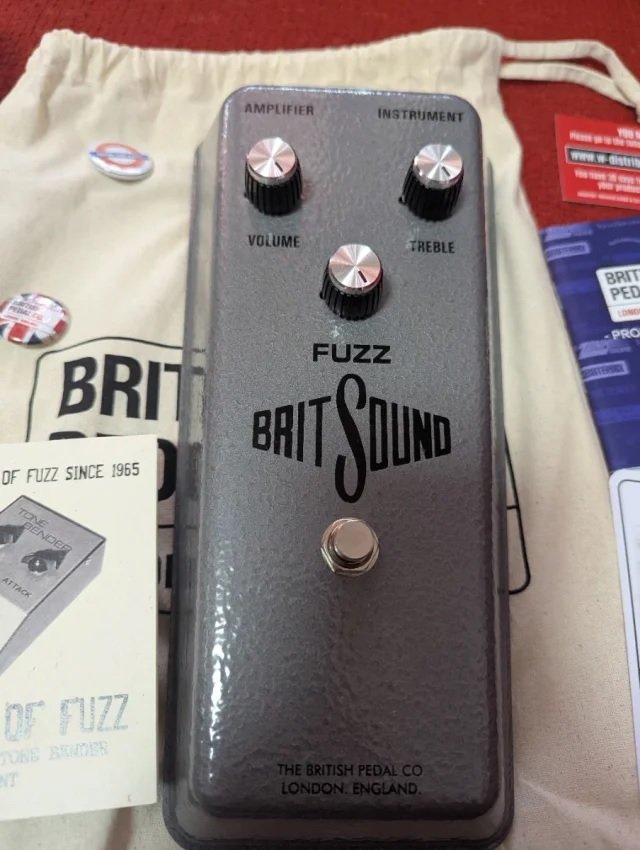 Britsound Pedal Fuzz Tone Bender mkIII British Pedal Co