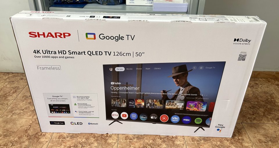 TV Sharp 4K Ultra HD Smart QLed 50” (!(PRECINTADA)) de segunda mano · Foto 1 de 6 · Valencia