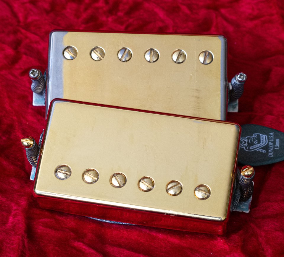 Pastillas Gibson 490R/498T Pickup Set, Gold