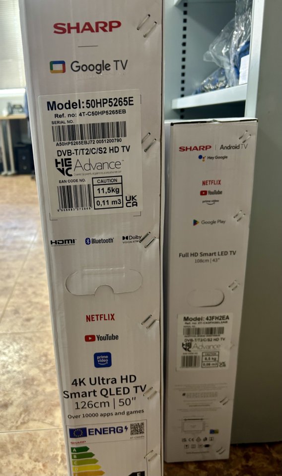 TV Sharp 4K Ultra HD Smart QLed 50” (!(PRECINTADA)) de segunda mano · Foto 4 de 6 · Valencia