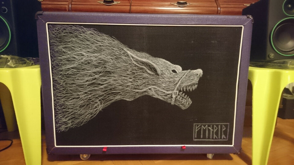 Pantalla 2x12 harley benton vintage con sus v30