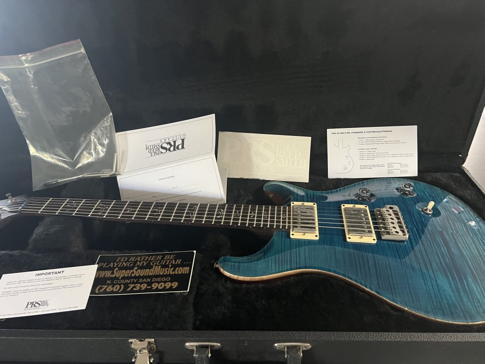 Prs Custom 24 Top 10 2009 Rosewood Neck