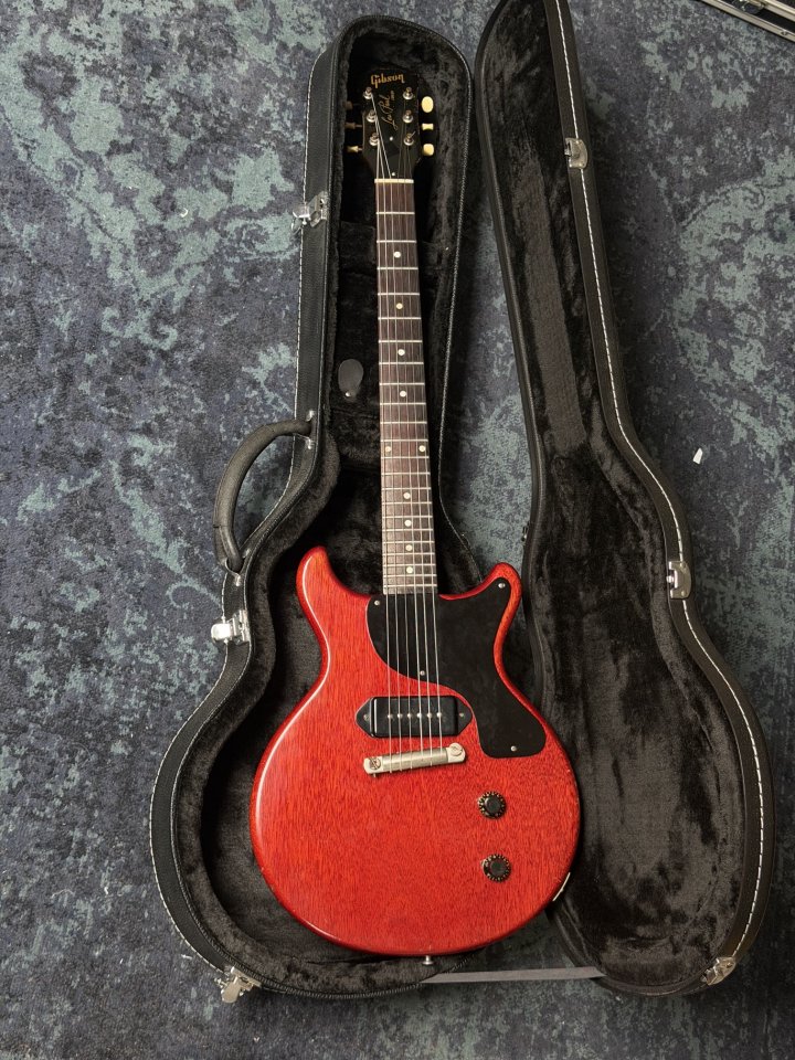 1959 Gibson Les Paul Junior Double Cut - Cherry de segunda mano · Foto 2 de 5 · Madrid · 12500 €
