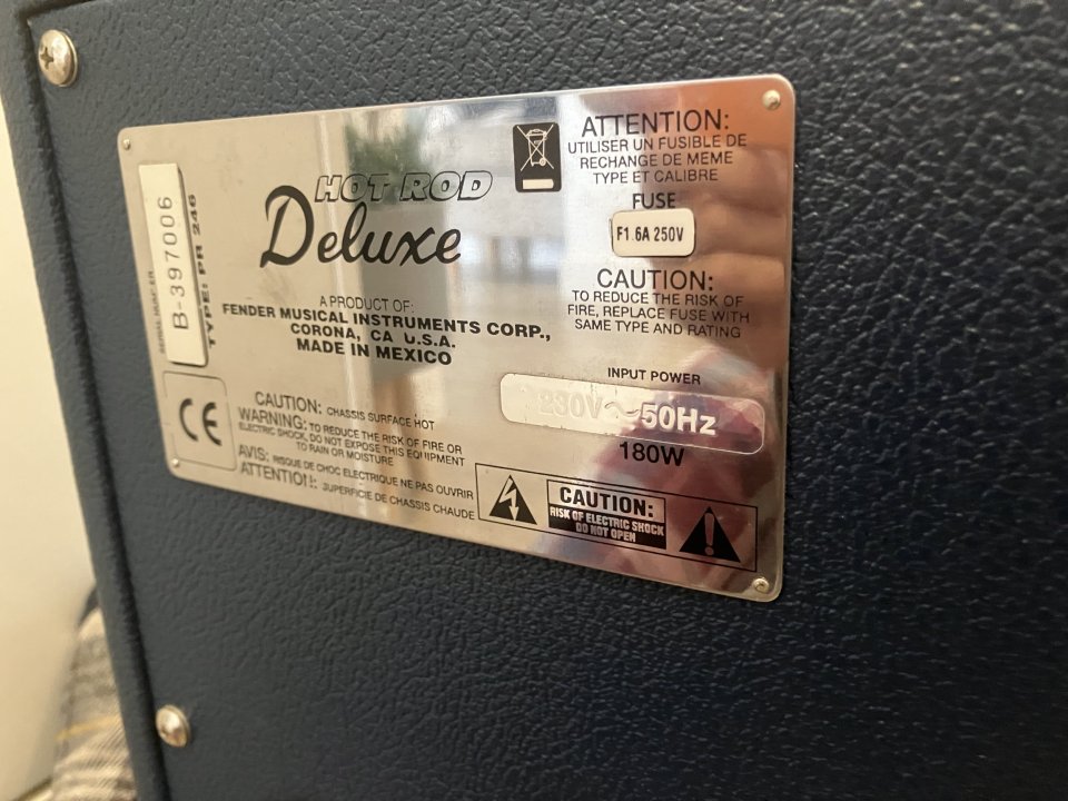 Fender Hot Rod De Luxe Ed lim