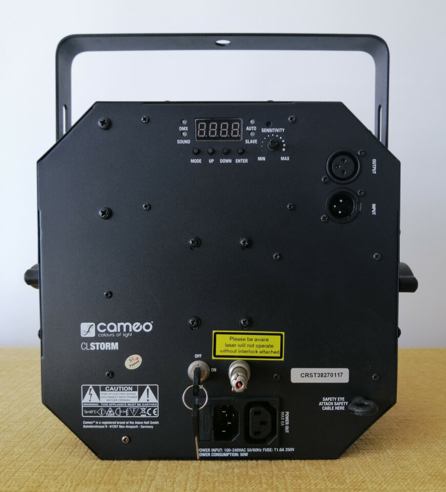 Cameo STORM. Láser y estrobo en un foco