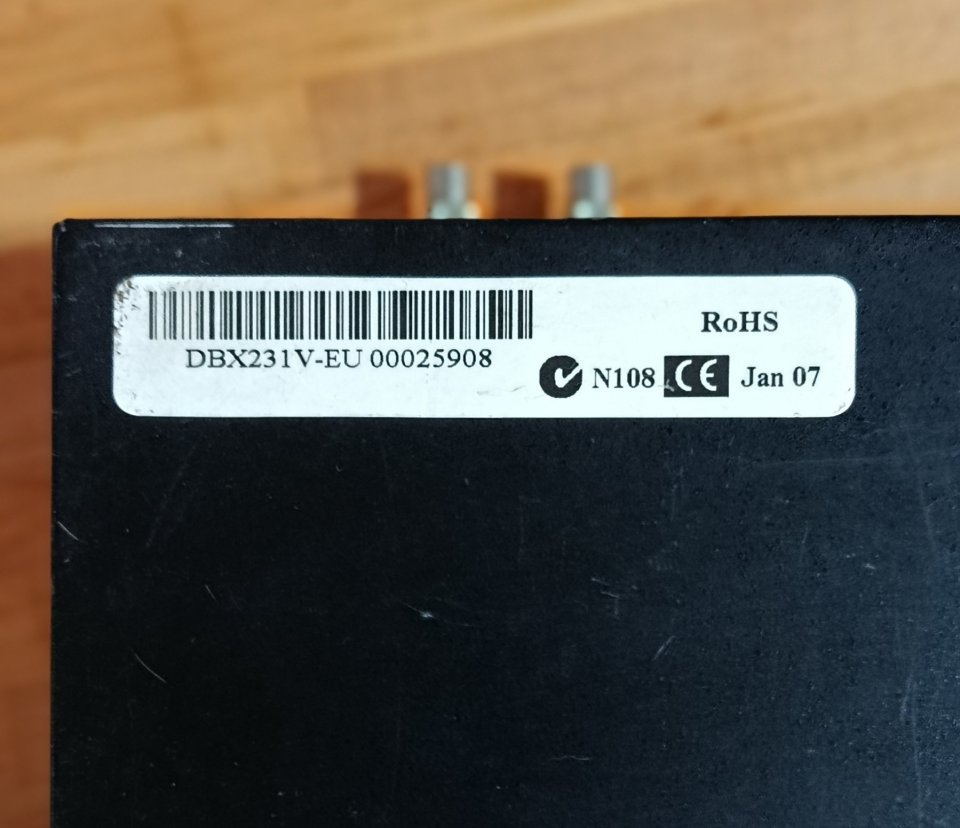 Ecualizador Gráfico dbx 231V-EU | Excelente estado | de segunda mano · Foto 7 de 8 · Cantabria · 99 €