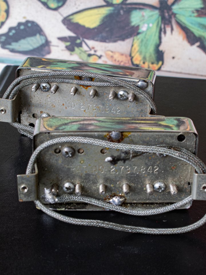 Pastillas Gibson PAT NO 2.737.842 set de 2 humbucker vintage.