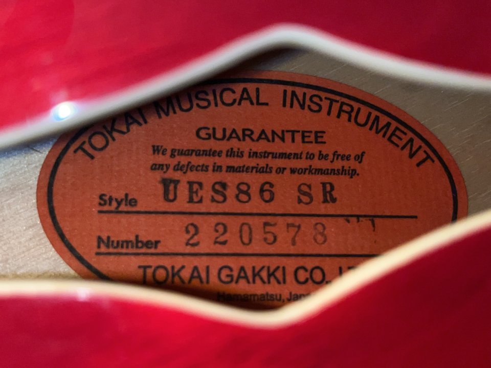 Guitarra eléctrica Tokai UES86 de segunda mano · Foto 4 de 5 · Barcelona · 650 €
