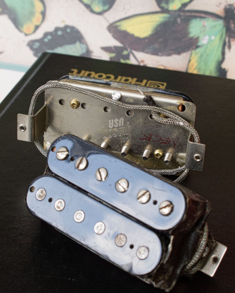 Pastillas Gibson humbucker set 500T + 496R imanes cerámicos