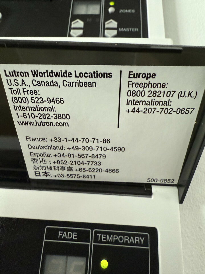 Lutron Gráfic  Eye regulador iluminación