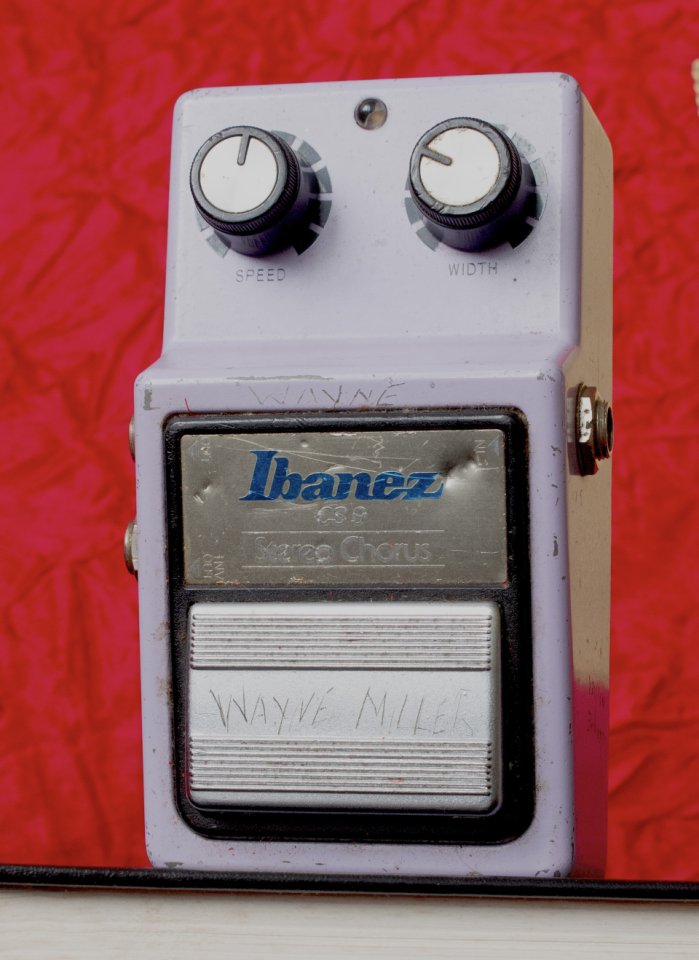 Ibanez CS9 Stereo Chorus pedal 1981. Black label