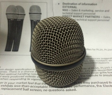 Electro Voice reja protección micro