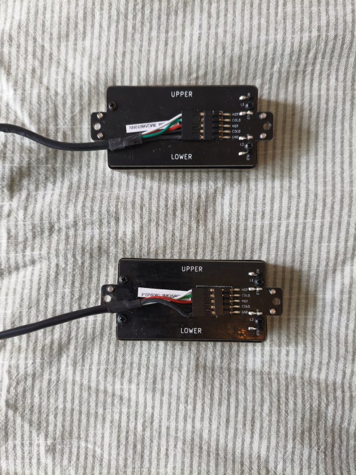 Ibanez Q58 set, selector y dyna switch