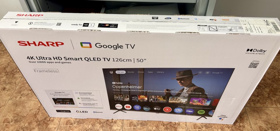 TV Sharp 4K Ultra HD Smart QLed 50” (!(PRECINTADA)) de segunda mano · Foto 2 de 7 · Valencia